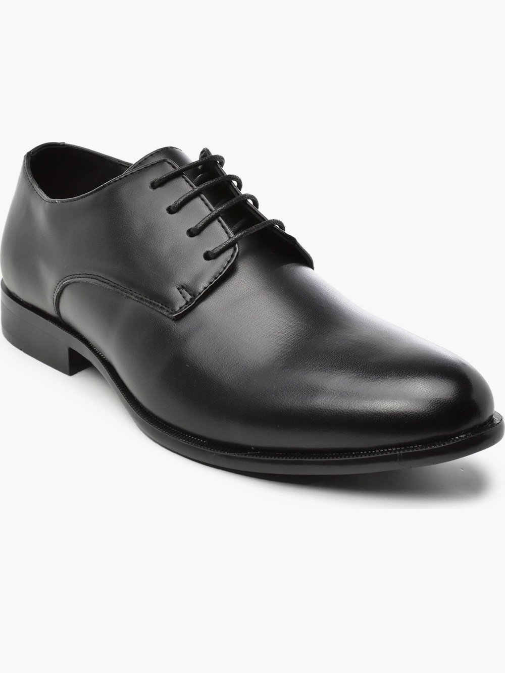 Tahari Black Men's Classic Derby Dress Shoes